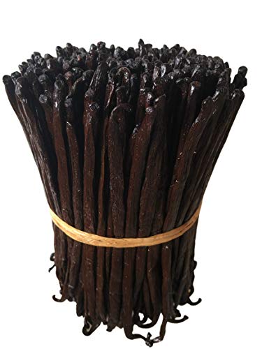USDA Organic 10 Organic Madagascar Vanilla Beans for Extract and Everything Vanilla, Grade A/B, 5"-7" by FITNCLEAN VANIL
