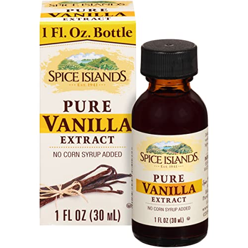 Pure Vanilla Extract from Spice Islands, Authentic Flavor for Baking and Cooking, Perfect Gift for Vanilla Lovers, 1 Ou