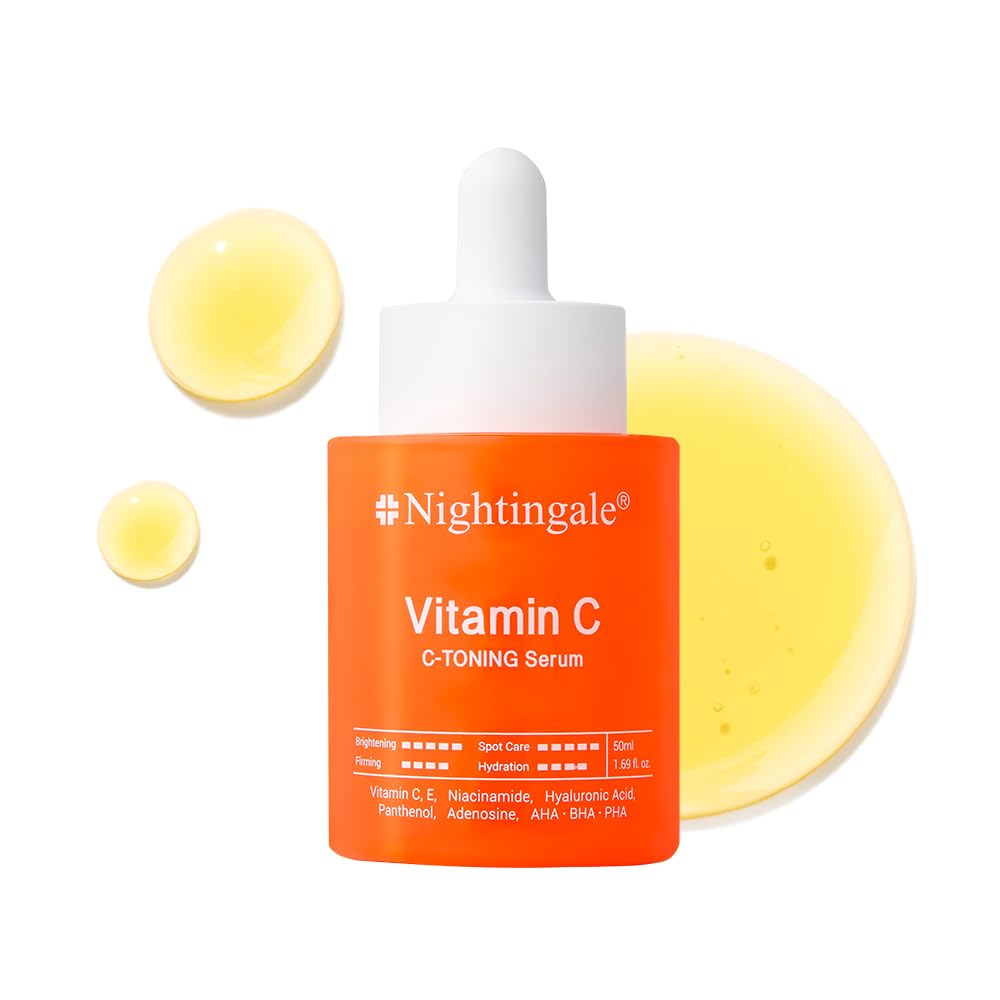 Nightingale C-TONING VITAMIN C SERUM For Face, Anti Aging and Skin Brightening 1.69fl.oz(50ml)  
Nightingale C-TONING VI