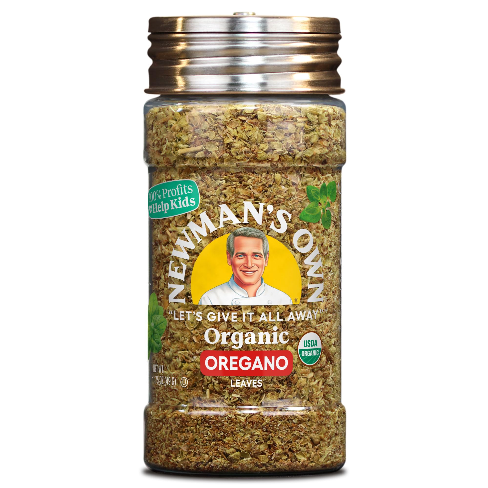 Newman's Own Organic Oregano Leaves for Pasta, Dressings, and Marinades - USDA Certified Organic
| Newman's Own Organic