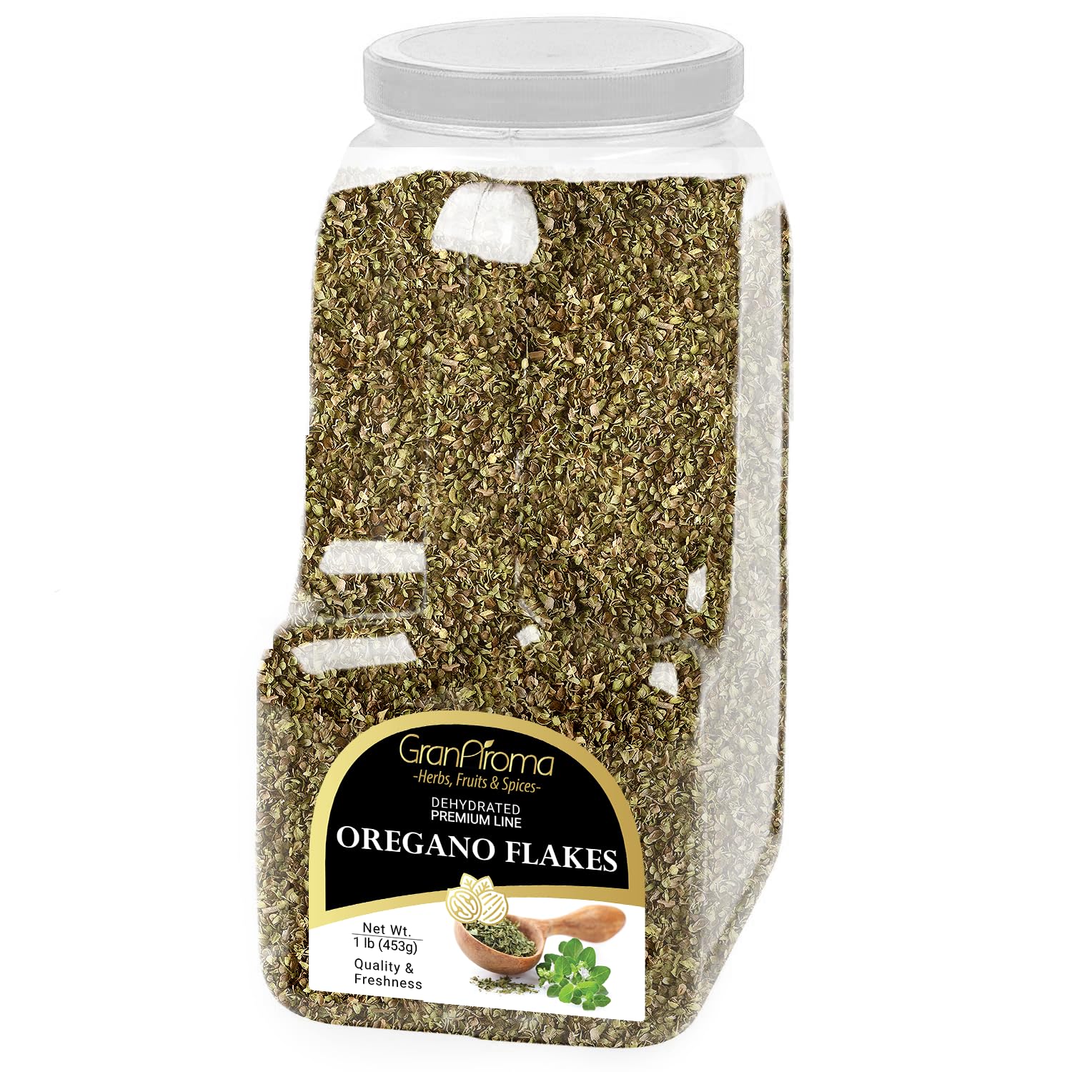 GranAroma Oregano Flakes, Rich & Savory Flavor for Versatile Cooking