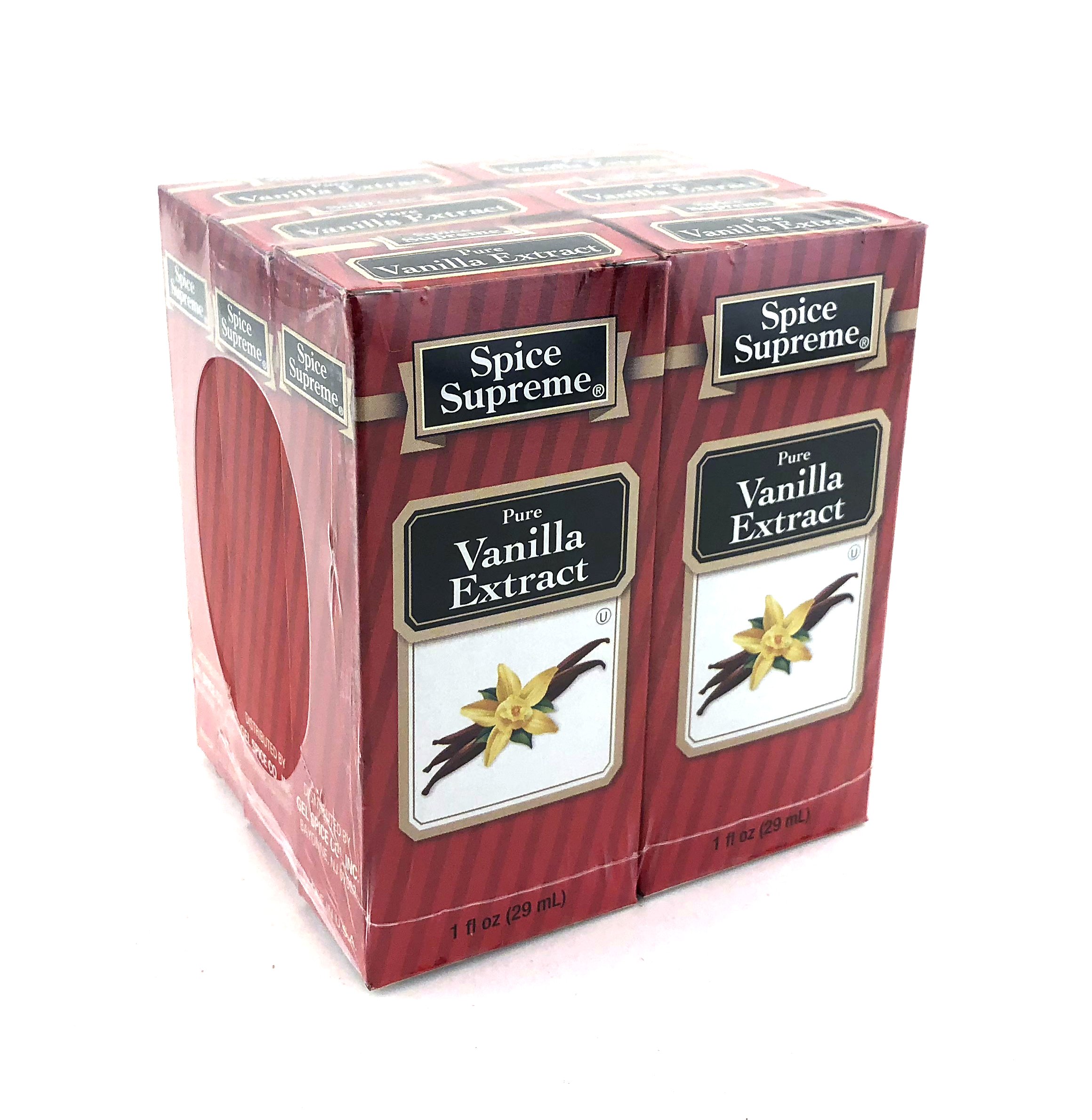 Spice Supreme 100% Natural Pure Vanilla Extract for Baking (Pack of 6)
| Spice Supreme 100% Natural Pure Vanilla Extrac